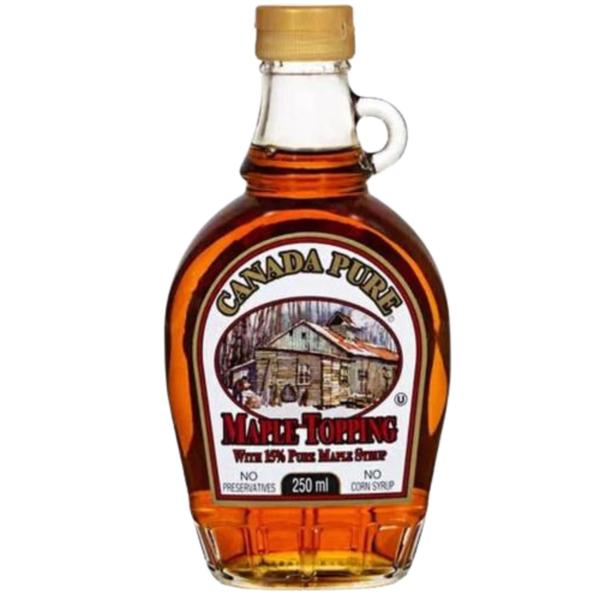 Maple Syrup 15% Xarope Bordo 250ml Canada Pure Imagem de Maple Syrup 15% Xarope Bordo 250ml Canada Pure