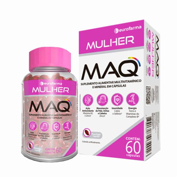 Imagem de Maq Mulher Vitaminas De Az 60 Caps Polivitaminico Completo