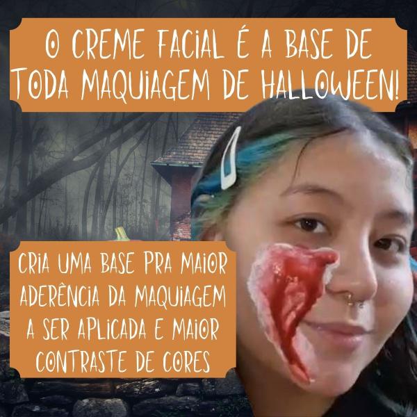 Imagem de Maquiagem pra Machucado Cenográfico com Sangue Falso pra Halloween