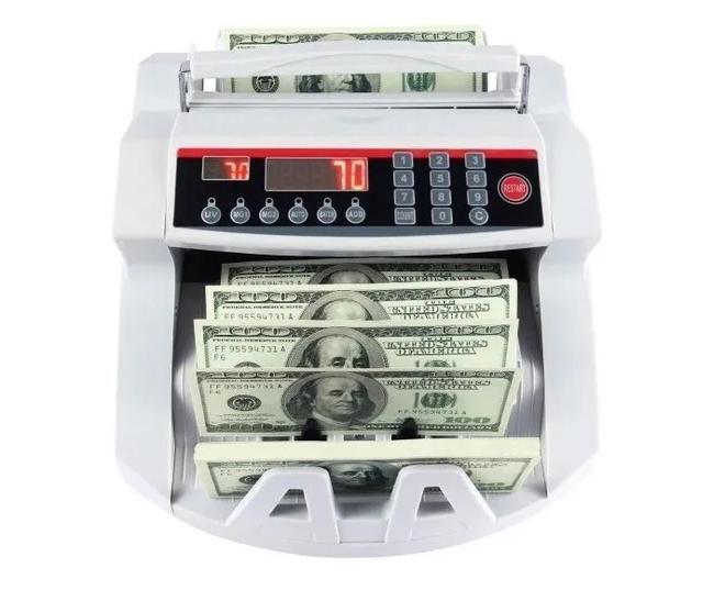 Imagem de Maquina contadora de dinheiro cédulas  detectora de notas falsas