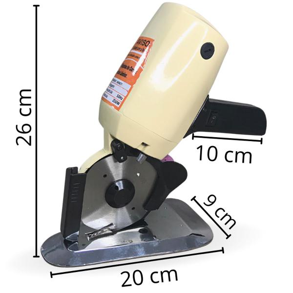 Imagem de Máquina Cortar Tecido 4 Polegadas Lâmina 110mm Octogonal 220V Elétrica Importway Iwmct-110-02