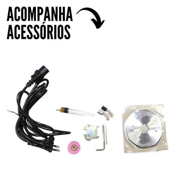 Imagem de Máquina Cortar Tecido C/ Lâmina 110mm Potente 250w 127v