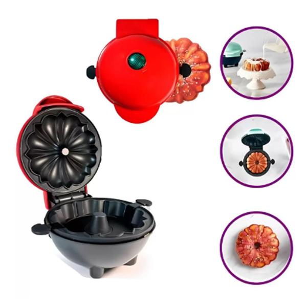 Máquina De Assar Mini Bolo Pão Cake Assadeira Elétrica 110v - stuff Imagem de Máquina De Assar Mini Bolo Pão Cake Assadeira Elétrica 110v