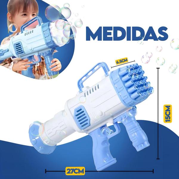 Imagem de Máquina De Bolha De Sabão Automática Verão Diversão Brinquedo 