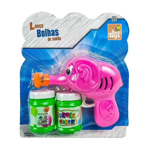 Imagem de Máquina De Bolhas De Sabão Pistola Lançadora De Bolhinhas - Bee Toys