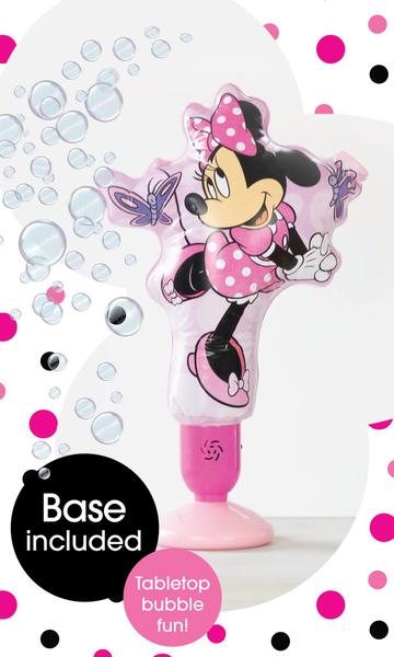 Imagem de Máquina de bolhas Little Kids Minnie Mouse com suporte e solução