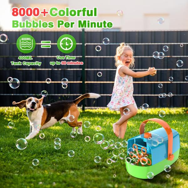 Imagem de Máquina de bolhas Wisdomlit Automatic Bubble Blower 8000+ Bubbles