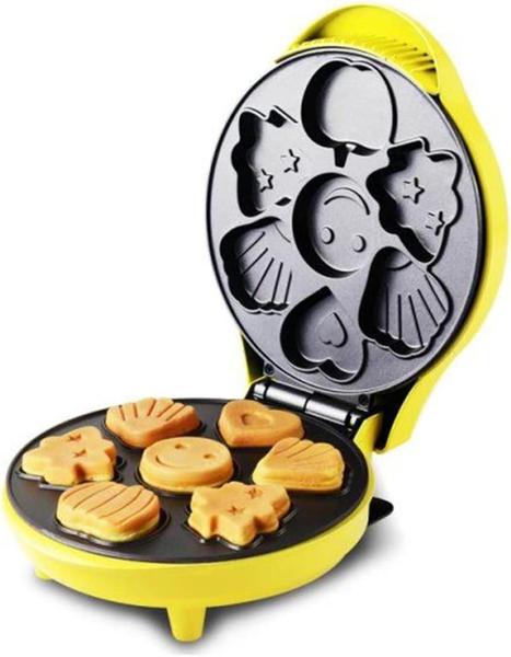 Imagem de Máquina De Bolinho Cake Mini Waffle Bichinhos Elétrica 220V