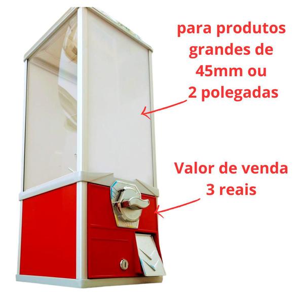 Imagem de Maquina De Brinquedos Encapsulados Grande 2 Pol + Fichas