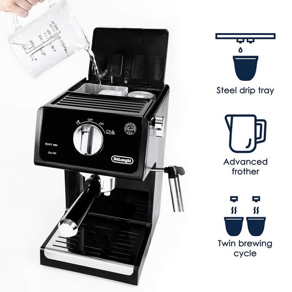 Imagem de Máquina de Café Espresso De'Longhi ECP3120 - 15 Bar - Sistema Cappuccino Avançado