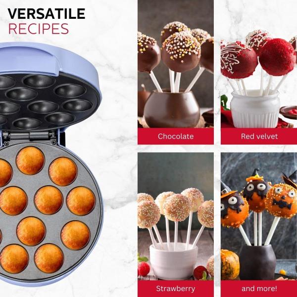 Máquina de Cake Pop Antiaderente, Faz 12, Ideal para Festas - Holstein Housewares Imagem de Máquina de Cake Pop Antiaderente, Faz 12, Ideal para Festas