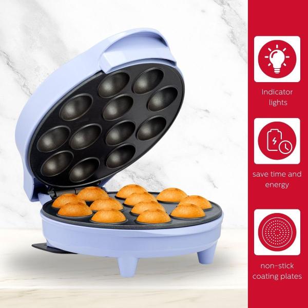 Máquina de Cake Pop Antiaderente, Faz 12, Ideal para Festas - Holstein Housewares Imagem de Máquina de Cake Pop Antiaderente, Faz 12, Ideal para Festas