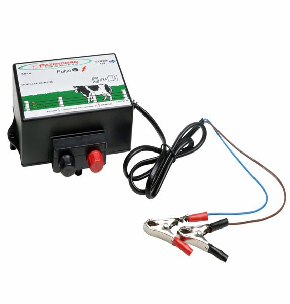 Màquina De Choque Cerca Elétrica Rural 30km Para Bateria - FAZENDEIRO Imagem de Màquina De Choque Cerca Elétrica Rural 30km Para Bateria