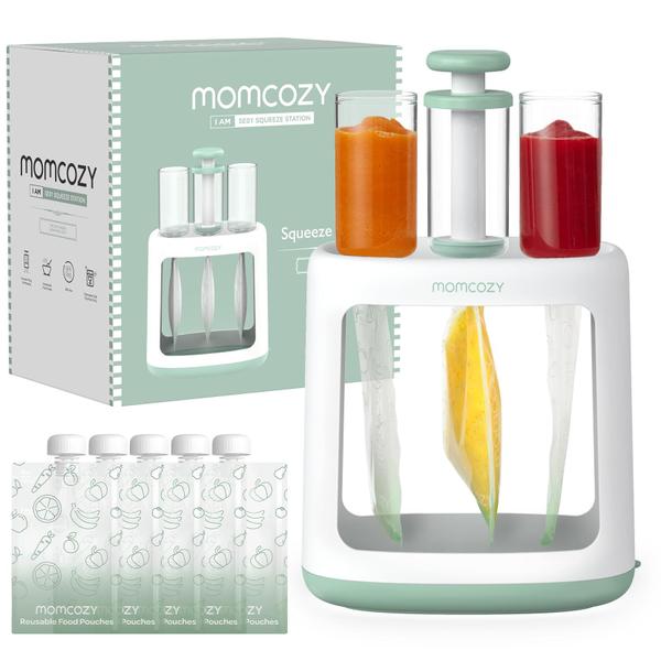 Imagem de Máquina de comida para bebês Momcozy Puree Food Storage com 5 sacos