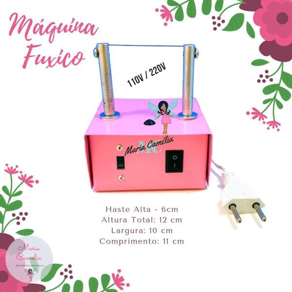 Imagem de Máquina De Cortar Fita Fuxico com Kit 29 Itens Cor Rosa