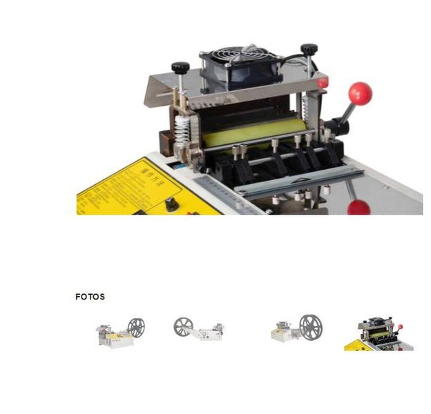 Imagem de Máquina de Cortar tiras 10CM Reto, quente ou frio-SSH-8130