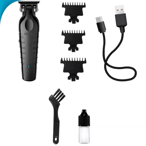 Imagem de Máquina de Corte Kemei KM-2299 para Barba e Cabelo Original Com Garantia