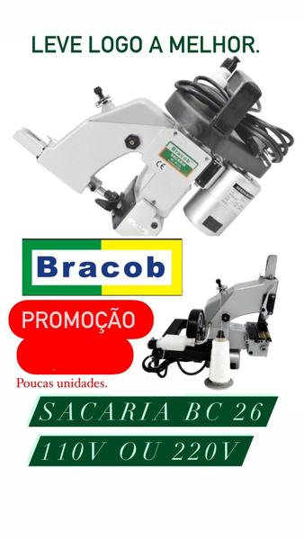 Imagem de Máquina De Costura Sacaria Bc 26 Ráfia, etc Bracob+1tubo