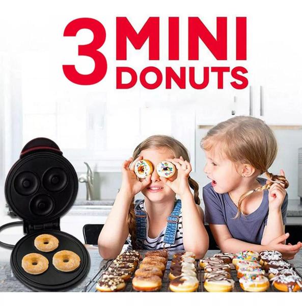 Imagem de Máquina de Donuts e Rosquinhas Mini Faz 3 Confeitaria 110V