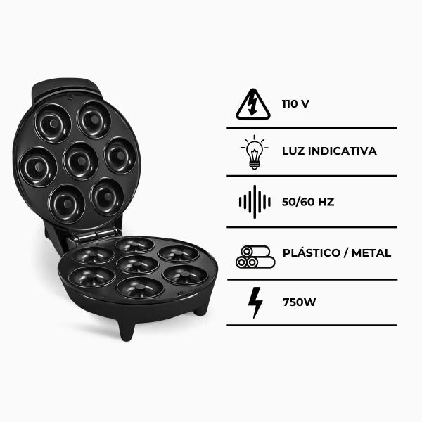 Imagem de Máquina De Donuts - Faz 7 Rosquinhas - 110v