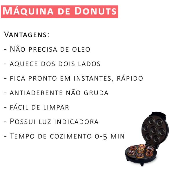 Imagem de Maquina De Donuts Fazer Rosquinha Sonho Doces Culinária