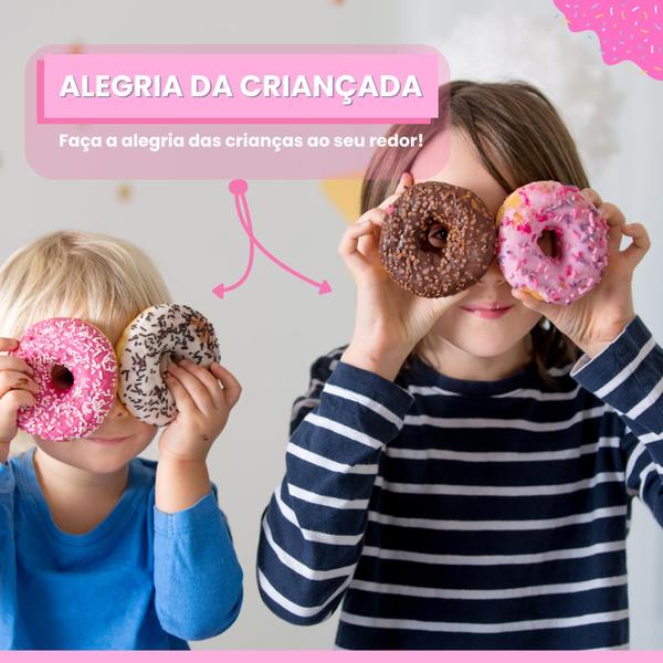 Imagem de Máquina de Fazer Donuts Rosquinhas Confeitaria Culinária café da manhã 110v volts