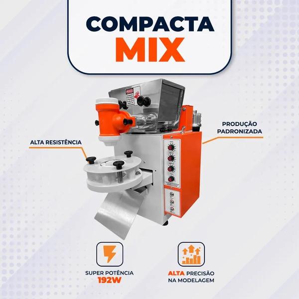 Imagem de Máquina de Fazer e Modelar Salgados e Doces Compacta Mix da Compacta Print de até 150g