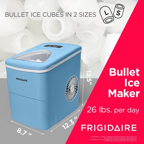 Máquina de fazer gelo Frigidaire EFIC108-BLUE de bancada portátil azul Imagem de Máquina de fazer gelo Frigidaire EFIC108-BLUE de bancada portátil azul