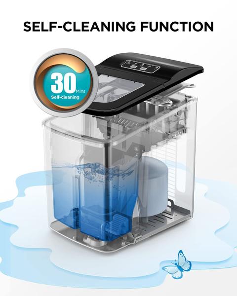 Imagem de Máquina de fazer gelo Silonn 26kg/24h 9 Bullet Ice Cubes 6min