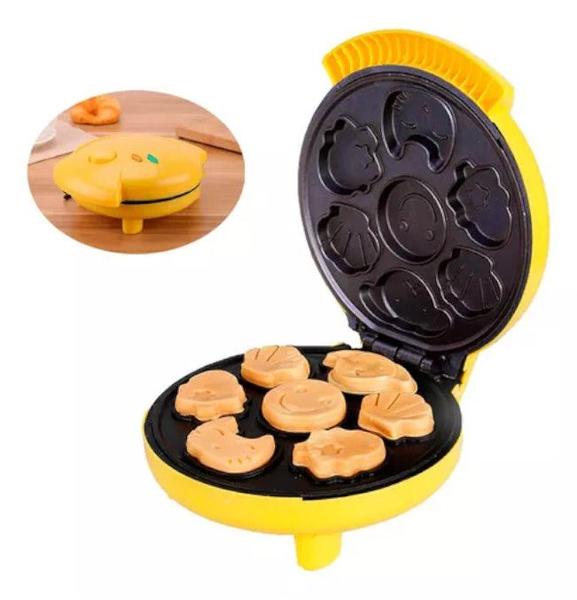 Imagem de Maquina De Fazer Mini Cake Bolinhos Automatico Amarelo 220V