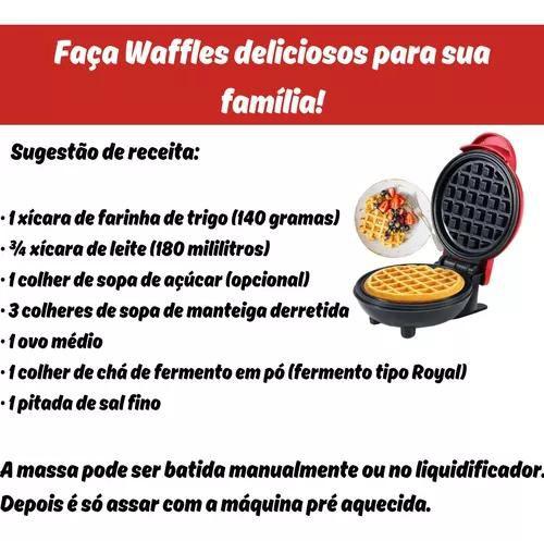 Imagem de Máquina De Fazer Waffle Grill Panqueca Elétrica Profissional