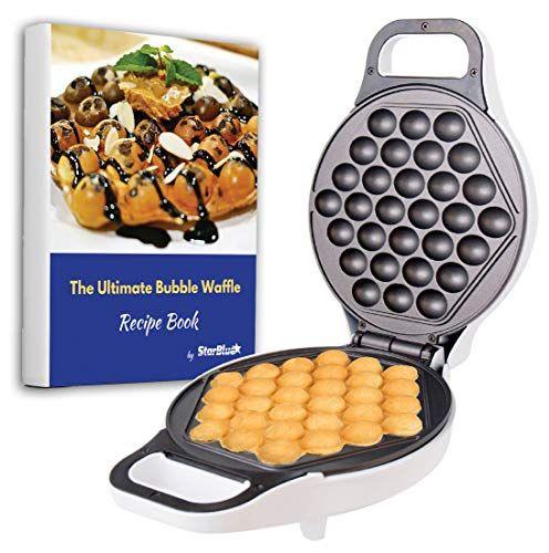 Imagem de Máquina de fazer waffles de ovos de Hong Kong com e-book de receitas StarBlue