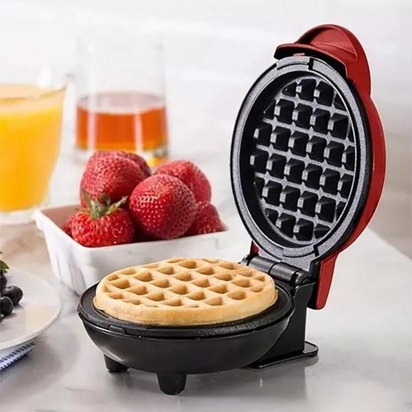 Imagem de Máquina De Fer Panqueca Waffle Elétrica 110V