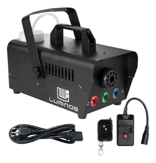 Imagem de Máquina De Fumaça 600W Com 3 Leds Rgb Smoke 600 Led Luminos