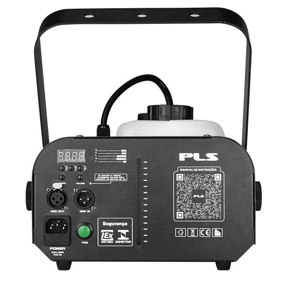 Imagem de Máquina De Fumaça Dmx F-1500 Pls Com Controle Sem Fio 220v Cor Preto