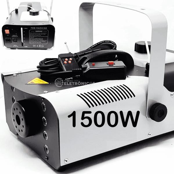 Imagem de Maquina De Fumaça Potencia 1500W iluminação 8 LEDs RGBW Controle Remoto 110V LKY10