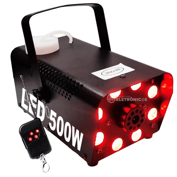 Imagem de Maquina De Fumaça Potencia 500W Iluminação 8 LED RGB Colorido com Controle Remoto  0188491