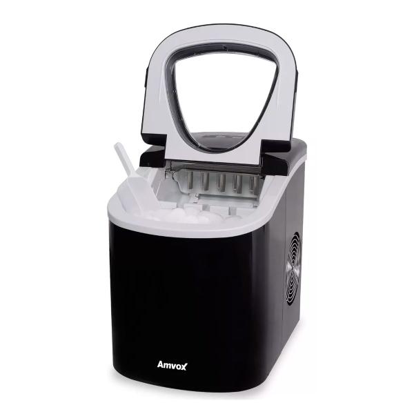 Máquina de Gelo Amvox AMG 113 1400w Gelo em 10 min Capacidade 13 kg/24 horas 2 Opções de Tamanho Gelo 110v ou 220v Imagem de Máquina de Gelo Amvox AMG 113 1400w Gelo em 10 min Capacidade 13 kg/24 horas 2 Opções de Tamanho Gelo 110v ou 220v