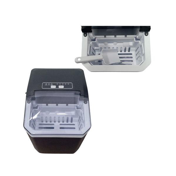 Maquina De Gelo Compacta Cesta Gelo Armazenagem Cubos Gelo Painel Controle 5 Tamanhos Cubo Gelo - kvell Imagem de Maquina De Gelo Compacta Cesta Gelo Armazenagem Cubos Gelo Painel Controle 5 Tamanhos Cubo Gelo