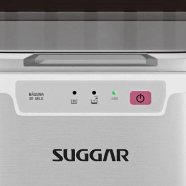 Máquina De Gelo Ice Maker Prata 120w Suggar Imagem de Máquina De Gelo Ice Maker Prata 120w Suggar