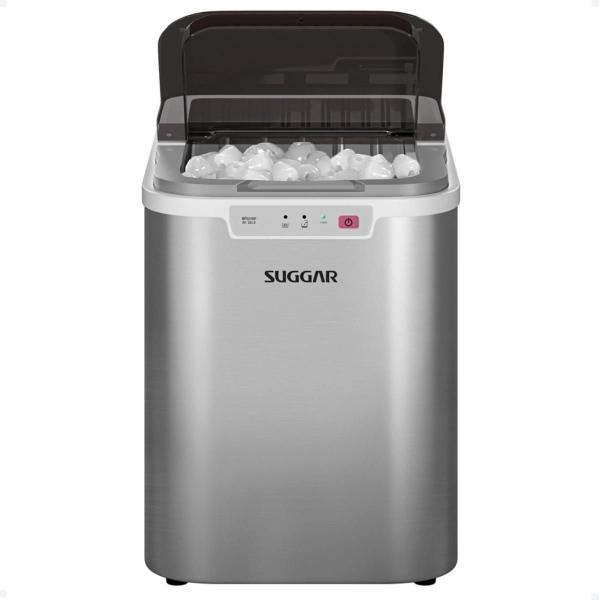 Máquina De Gelo Ice Maker Prata 120w Suggar Imagem de Máquina De Gelo Ice Maker Prata 120w Suggar