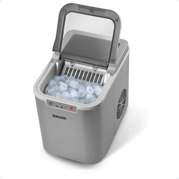 Máquina De Gelo Ice Maker Prata 120w Suggar Imagem de Máquina De Gelo Ice Maker Prata 120w Suggar