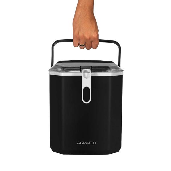 Maquina de Gelo MG-01 Preta 12kg 100w 60hz - Agratto Imagem de Maquina de Gelo MG-01 Preta 12kg 100w 60hz