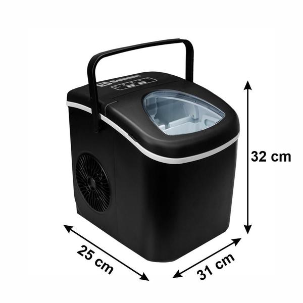 Máquina de Gelo Portátil Sebem Preta 2 litros 12kg Imagem de Máquina de Gelo Portátil Sebem Preta 2 litros 12kg