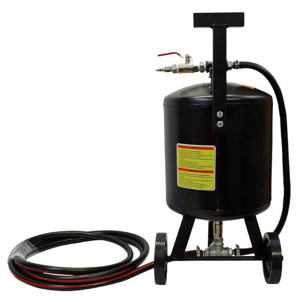 Máquina De Jato De Areia Para 50Kg Com Rodas - Mellters Máquinas Imagem de Máquina De Jato De Areia Para 50Kg Com Rodas