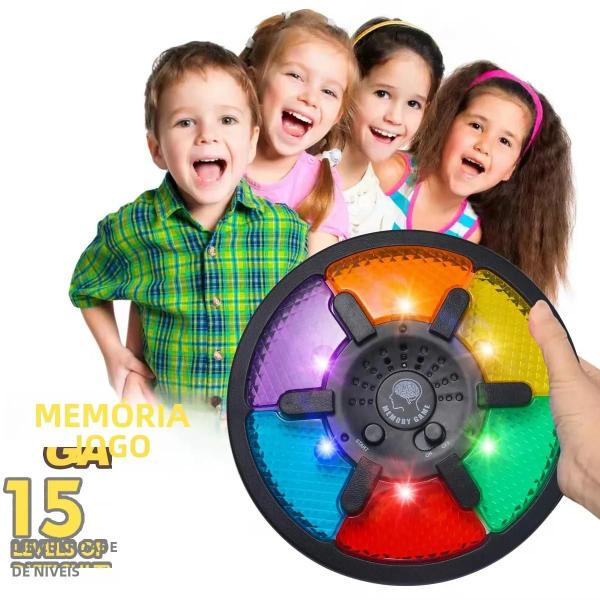 Imagem de Máquina de Jogo de Memória Eletrônica Portátil - Montessori, com Luz e Som