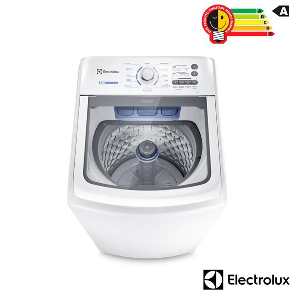 Imagem de Máquina de Lavar 14kg Electrolux Essential Care com Cesto Inox, Jet&Clean e Ultra Filter (LED14)