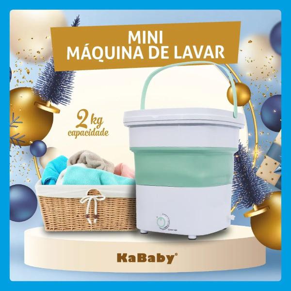 Imagem de Máquina de Lavar dobrável Portátil 110v KaBaby