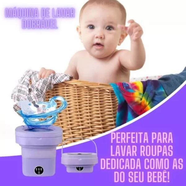 Maquina de Lavar Dobrável Silenciosa - ZONNE Imagem de Maquina de Lavar Dobrável Silenciosa