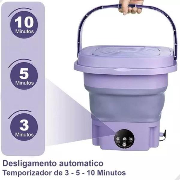 Maquina de Lavar Dobrável Silenciosa - ZONNE Imagem de Maquina de Lavar Dobrável Silenciosa